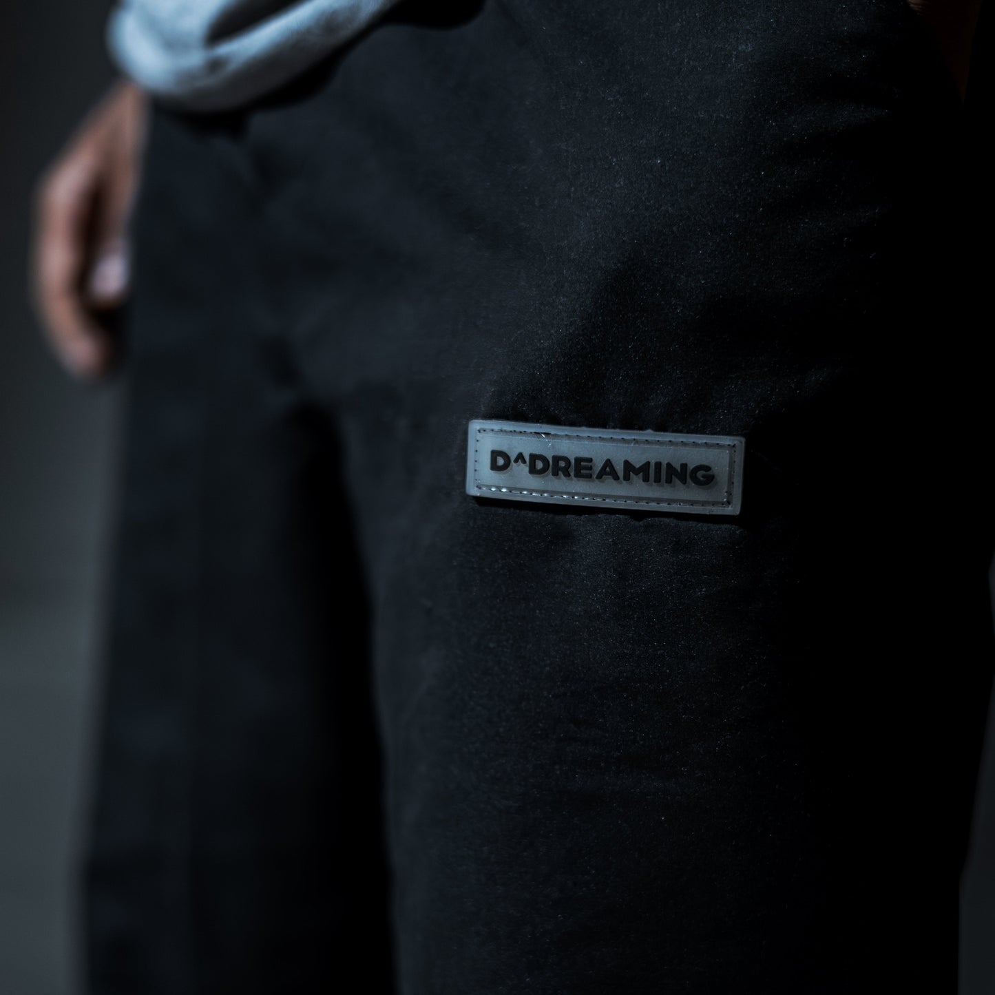 D^DREAMING Black Parachute Pants